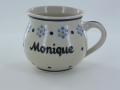 Bauerntasse mittel mit Aufschrift